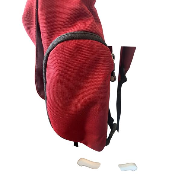 PATAGONIA EXTRA LARGE CRITICAL MASS MESSENGER BAG STYLE# 48278 BURGUNDY BLACK - Picture 5 of 16